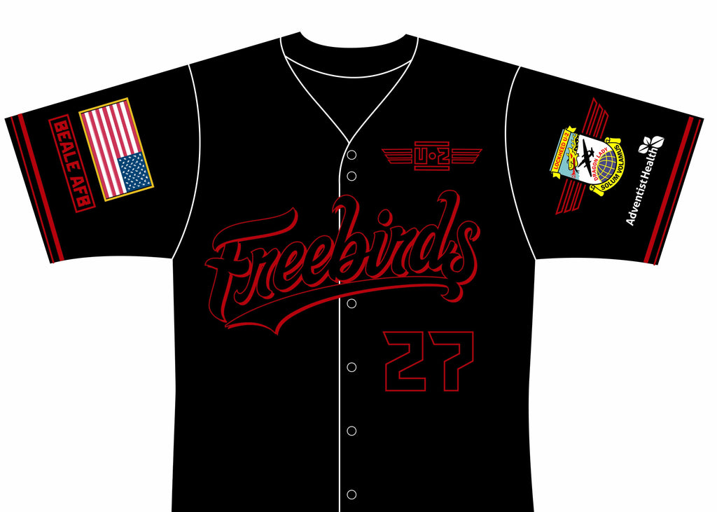 Yuba - Sutter Freebirds Dragon Lady Military Appreciation Replica Jersey