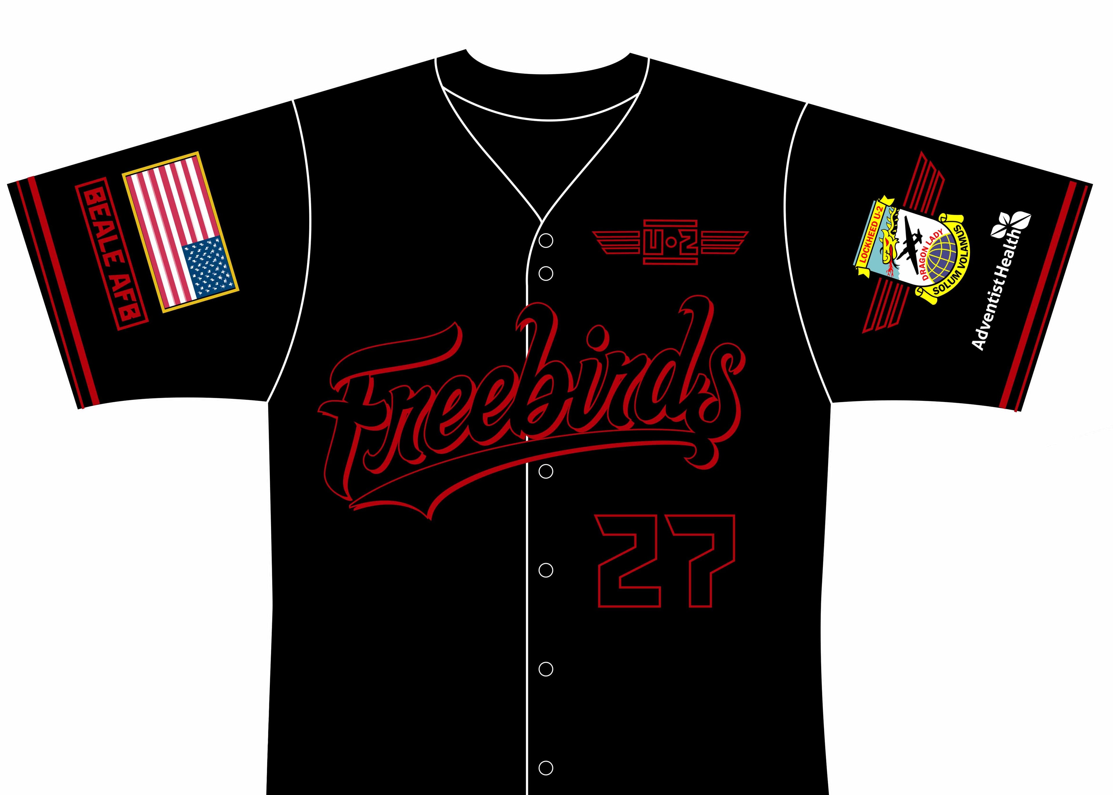 Yuba - Sutter Freebirds Dragon Lady Military Appreciation Replica Jersey