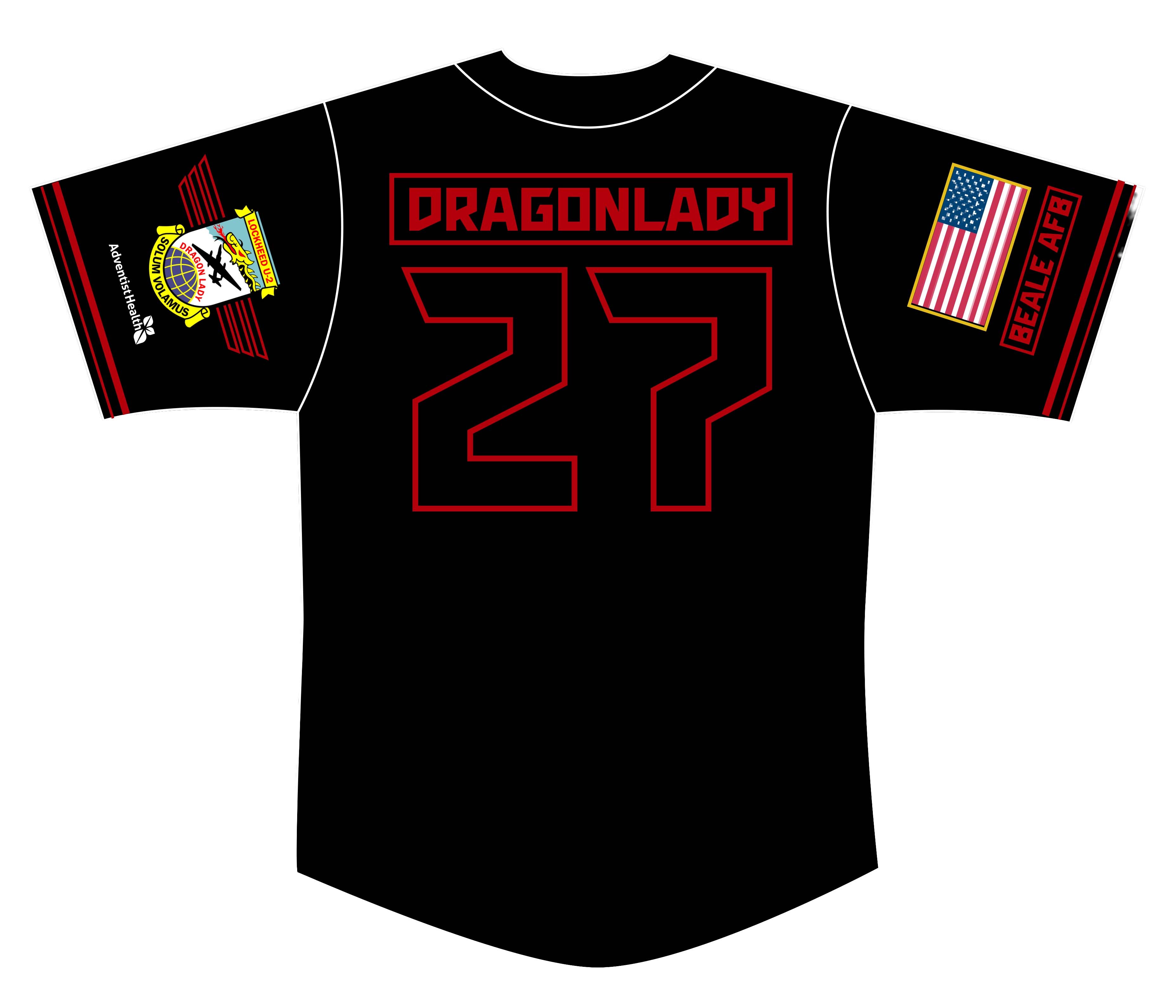 Yuba - Sutter Freebirds Dragon Lady Military Appreciation Replica Jersey